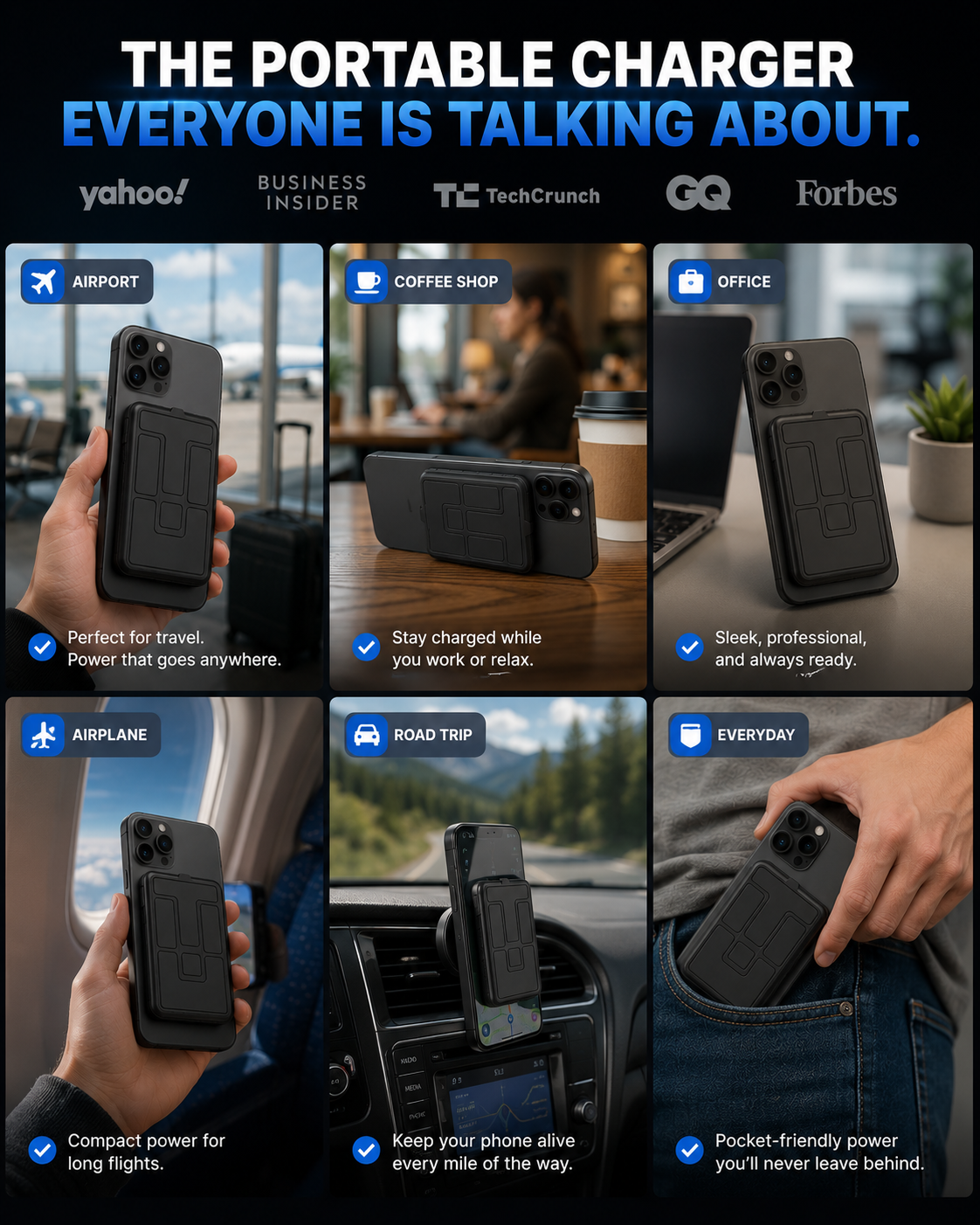 Magnetic Wireless Power Bank